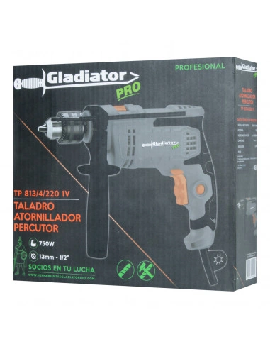 Taladro percutor 13mm 750w tp 813/4/220